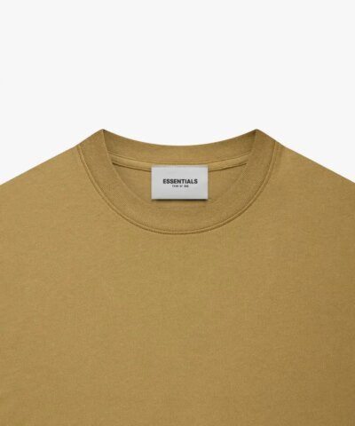 Fear Of God Essentials Summer Back Logo Tee In Amber
