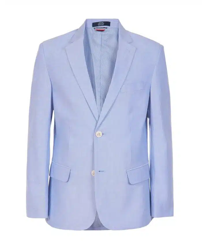 Tommy Hilfiger Big Boys Blue Oxford Suit Jacket