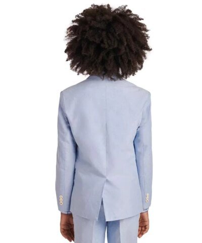 Tommy Hilfiger Big Boys Blue Oxford Suit Jacket
