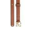 Loewe 1.5cm Brown Leather Logo-Plaque Belt