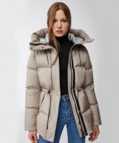 Mackage Freya Down Puffer Jacket, Champagne