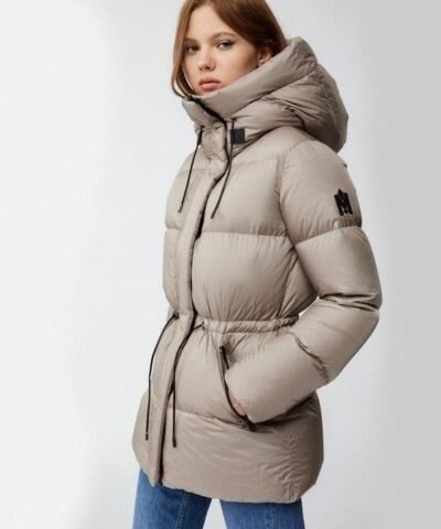 Mackage Freya Down Puffer Jacket, Champagne