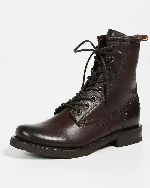 Frye Women's Veronica Lace Up Combat Booties