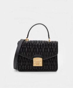 Furla Metropolis Cometa Small Top Handle Bag In Onyx
