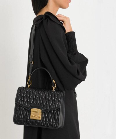 Furla Metropolis Cometa Small Top Handle Bag In Onyx