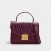 Furla Metropolis Cometa Small Top Handle Bag In Amaranto