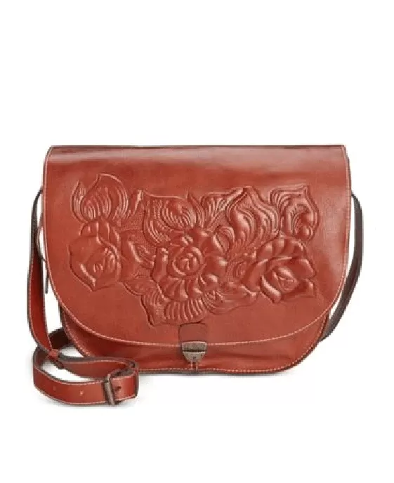 Patricia Nash Pretta Tooled Flap Bag