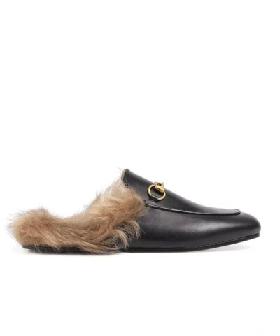 Gucci Women's Princetown Apron Toe Mules