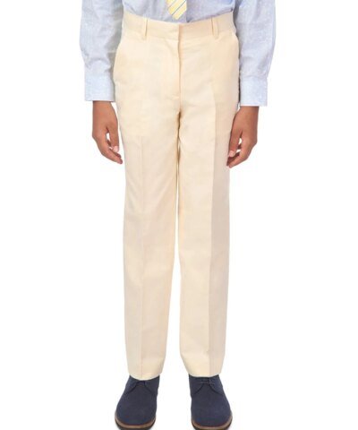 Tommy Hilfiger Big Boys Yellow Oxford Dress Pants