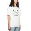 Kenzo White Graphic-Tiger Head Print T-Shirt