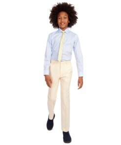 Tommy Hilfiger Big Boys Yellow Oxford Dress Pants