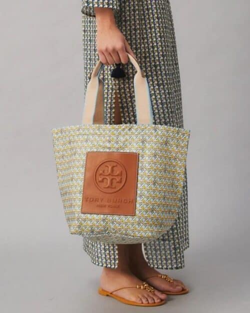 Tory Burch Printed Small Tote Bag