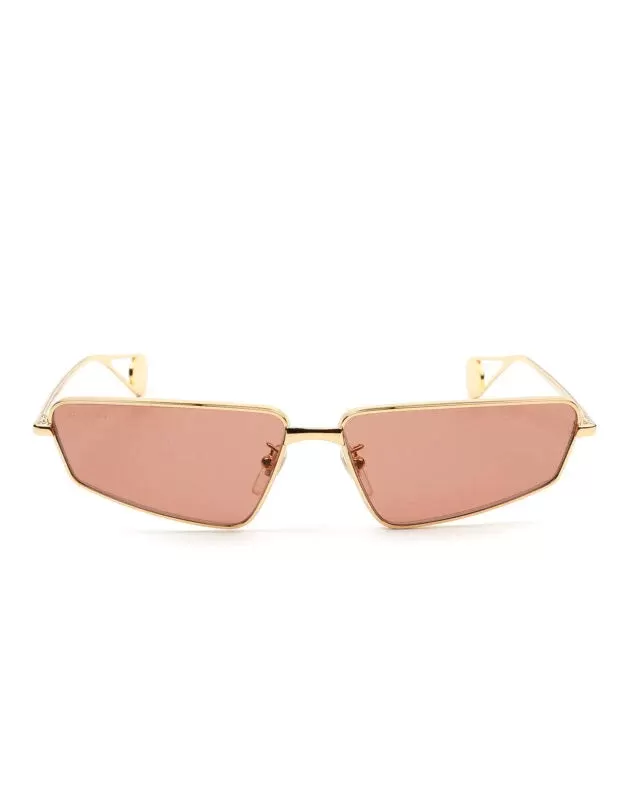 Gucci GG0537S 004 Gold | Orange Sunglasses