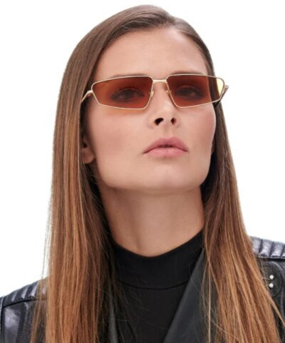 Gucci GG0537S 004 Gold | Orange Sunglasses