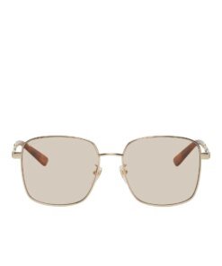 Gucci Gold GG0852SK Sunglasses, Brown