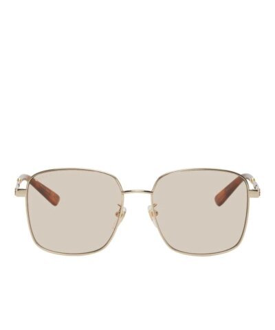 Gucci Gold GG0852SK Sunglasses, Brown