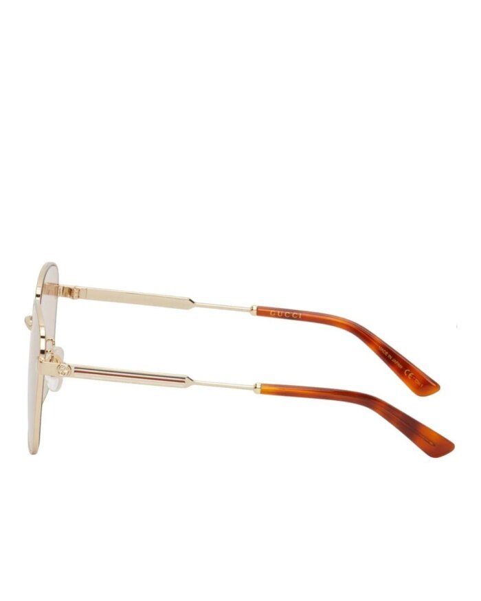 Gucci Gold GG0852SK Sunglasses, Brown