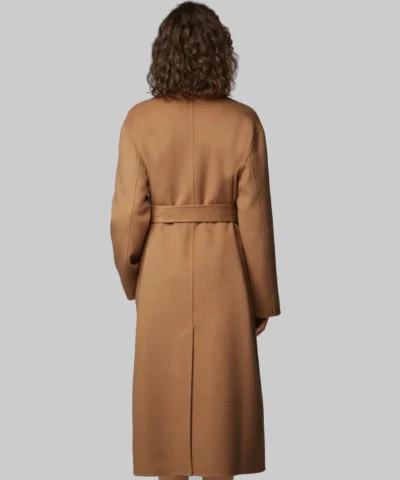 Boss Relaxed-Fit Belted Trench Coat With Detachable Shawl