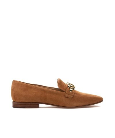 Veronica Beard Alire Loafer, Caramel Suede