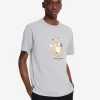 Maison Kitsuné Men's Grey All Right Fox Print T-Shirt