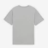 Maison Kitsuné Men's Grey All Right Fox Print T-Shirt