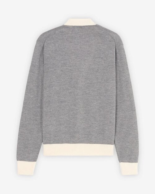 Maison Kitsuné Baby Fox Patch Bi-Color Classic Cardigan