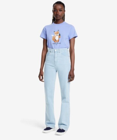 Maison Kitsuné Women's All Right Fox Print T-Shirt