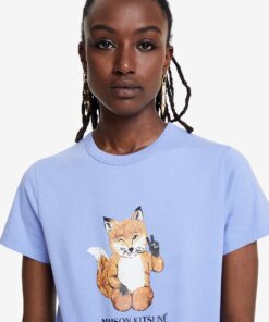 Maison Kitsuné Women's All Right Fox Print T-Shirt