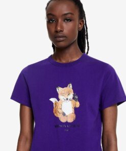 Maison Kitsuné Women's All Right Fox Print T-Shirt
