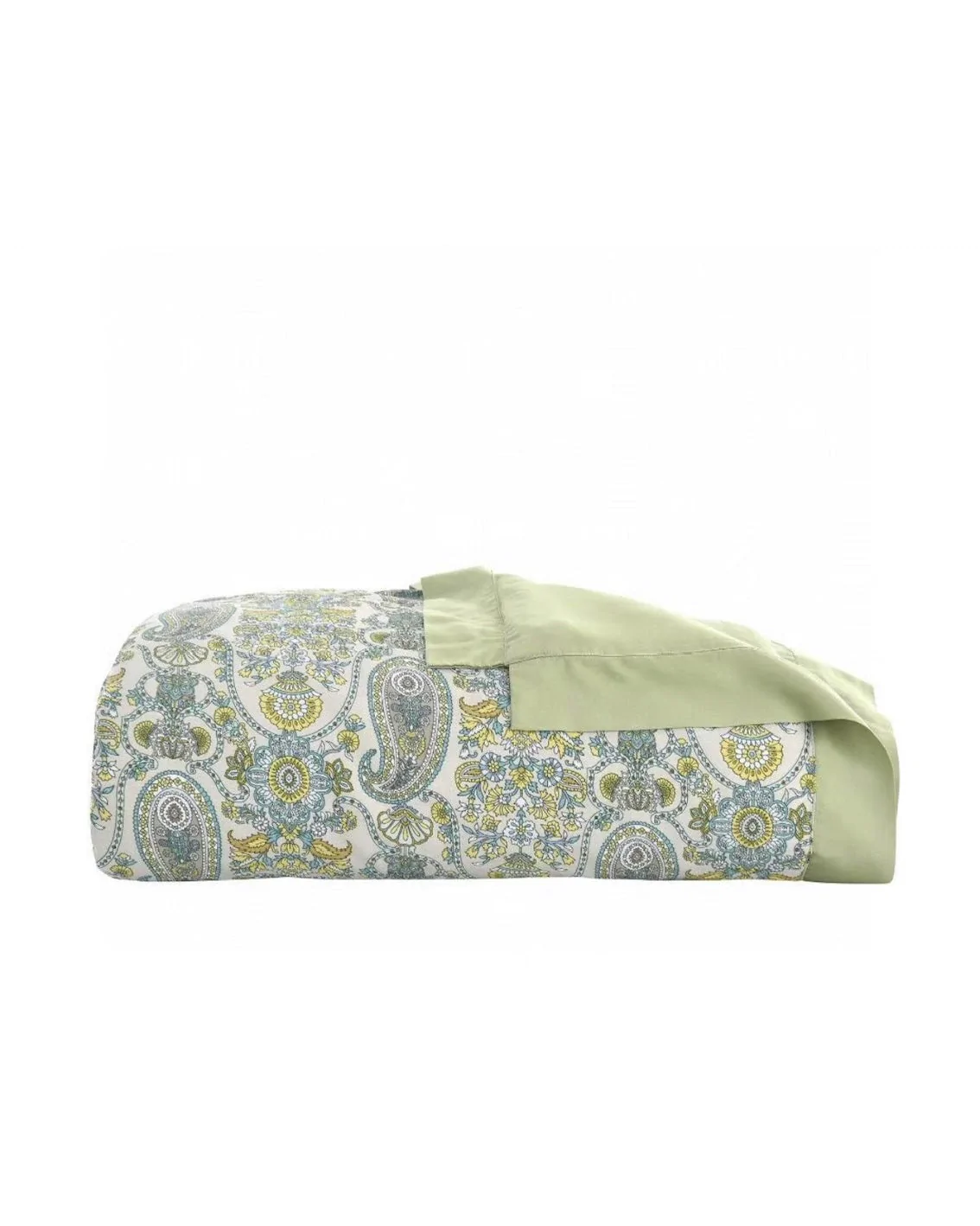 Ralph Lauren Home Paisley Series Cool Comforter In Soft Green Multi