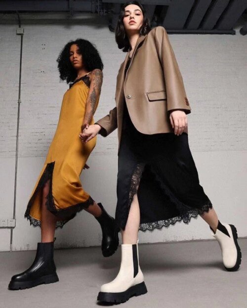 Ash Elite Tall Boots In White Leather