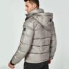 Mackage Jonas Foil Shield Down Jacket In Grey