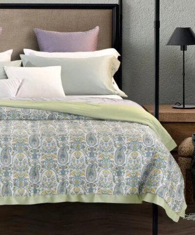 Ralph Lauren Home Paisley Series Cool Comforter In Soft Green Multi