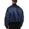 Heron Preston Blue Short Bomber Jacket