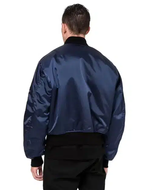 Heron Preston Blue Short Bomber Jacket