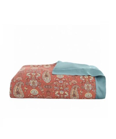 Ralph Lauren Home Paisley Series Cool Comforter In Soft Red Multi