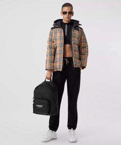 Burberry Women's Logo Print Nylon Backpack