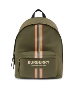 Burberry Women's Econyl Icon Stripe Backpack