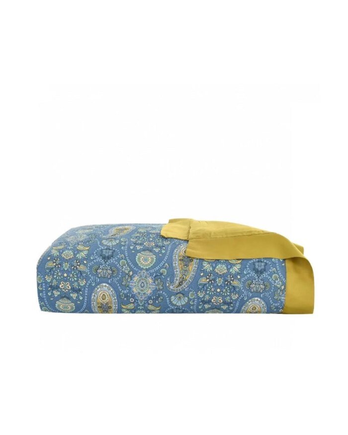 Ralph Lauren Home Paisley Series Cool Comforter In Soft Blue Multi