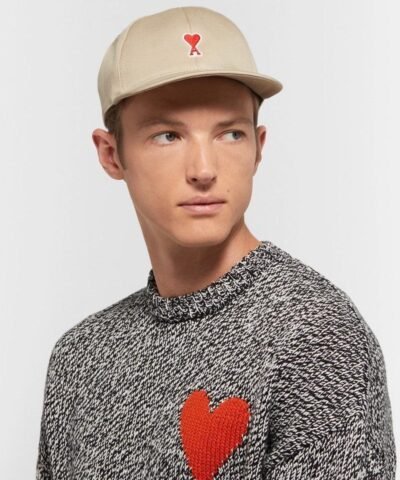 AMI Paris Heart Logo Baseball Cap