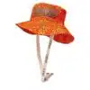 Loewe Paula's Ibiza Cotton Bucket Hat In Orange