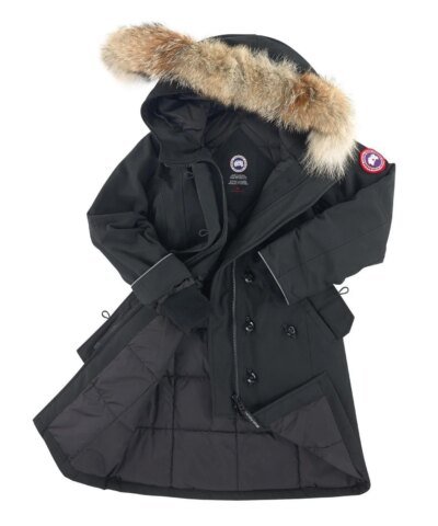 Canada Goose Youth Brittania Parka With Removable Fur Trim
