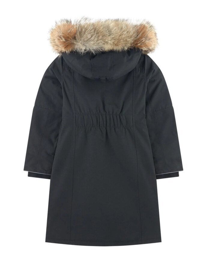 Canada Goose Youth Brittania Parka With Removable Fur Trim