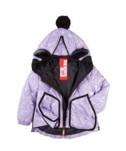 Ai Riders Purple Pom Pom Google Ski Jacket