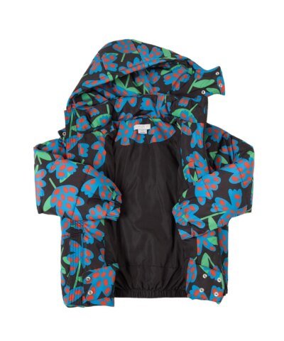 Stella McCartney Blue Spotty Flowers Puffer Jacket