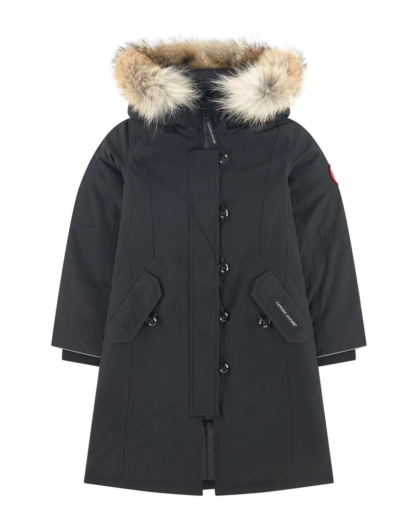 Canada Goose Youth Brittania Parka With Removable Fur Trim