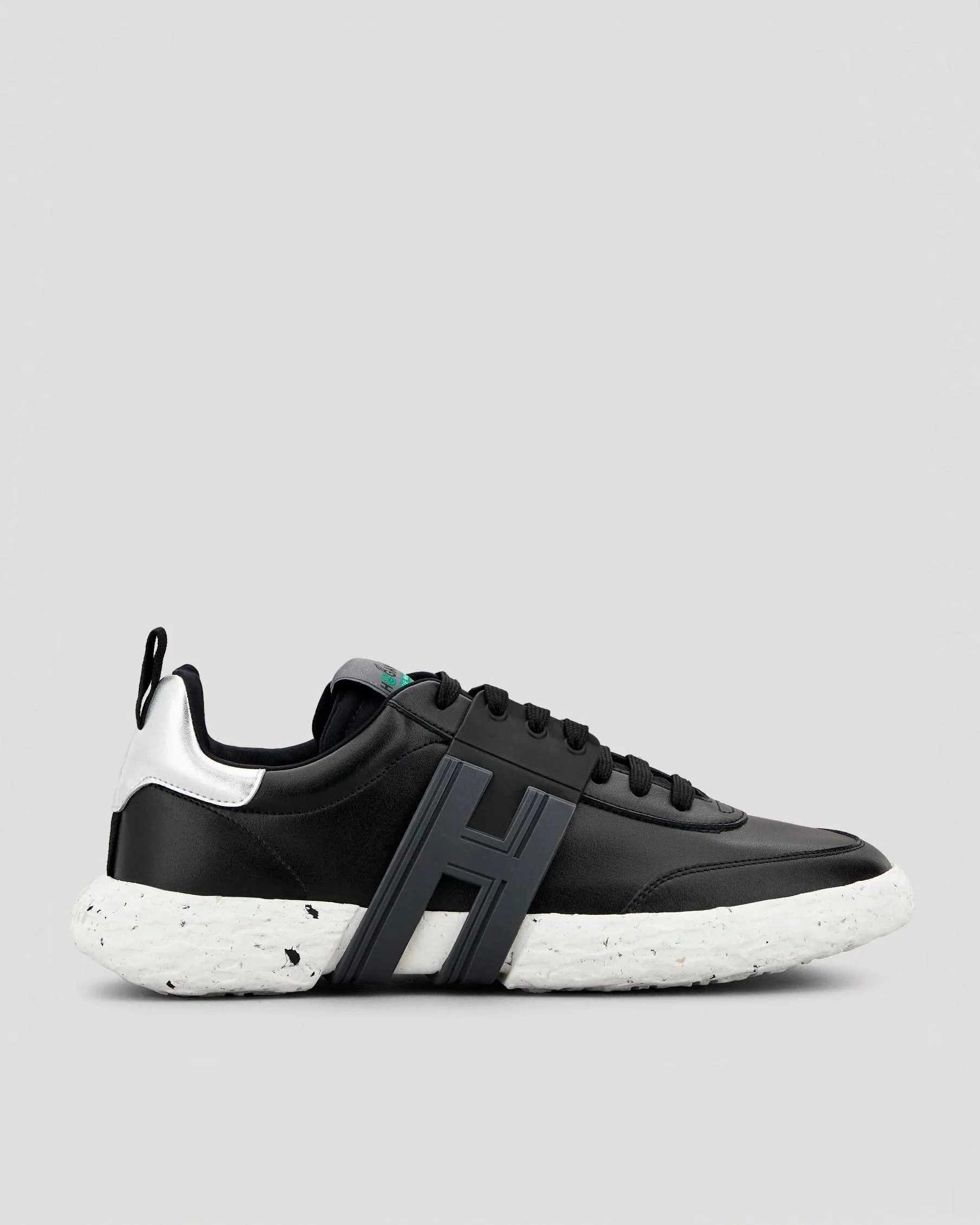 Hogan 3R Black Lace-Up Sneakers