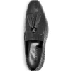 Jimmy Choo Men's Foxley Croc-Embossed Leather Smoking Slippers