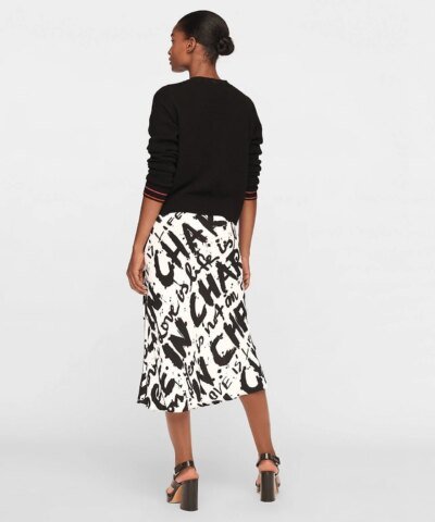 DVF Mae Crepe Midi Skirt