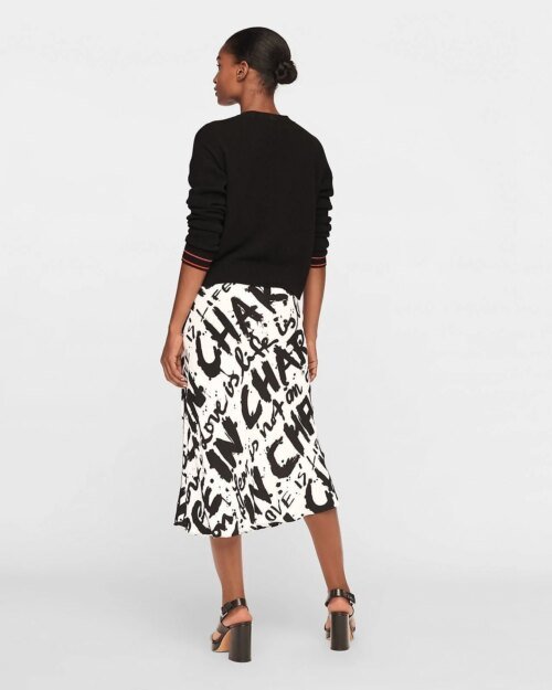 DVF Mae Crepe Midi Skirt